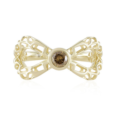 9K I2 Champagne Diamond Gold Ring (Ornaments by de Melo)