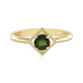 Russian Diopside Silver Ring