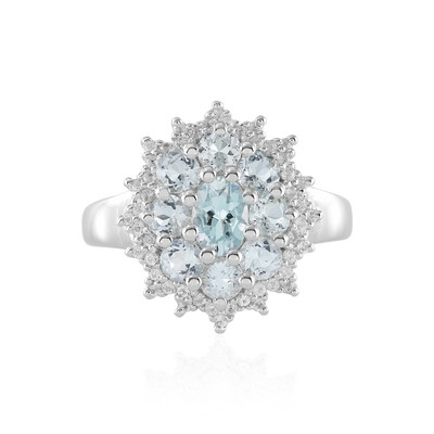 Brazilian Aquamarine Silver Ring