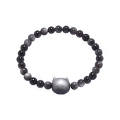 Silver Sheen Obsidian other Bracelet