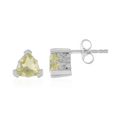 Lemon Quartz Silver Earrings