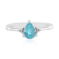 Blue Apatite Silver Ring