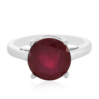 Madagascar Ruby Silver Ring