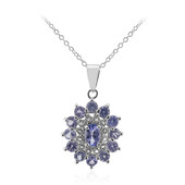 Tanzanite Silver Necklace