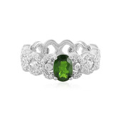 Russian Diopside Silver Ring