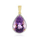 Amethyst Silver Pendant