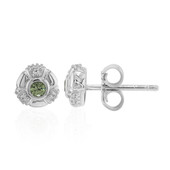 Madagascan Demantoid Silver Earrings (John Ferry)