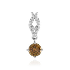 Yellow Tanzanite Silver Pendant