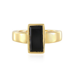 Black Onyx Silver Ring