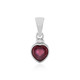 Madagascar Ruby Silver Pendant