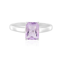 Rose de France Amethyst Silver Ring