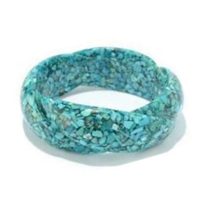 Turquoise Mosaic Bangle (Dallas Prince Designs)