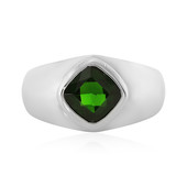 Russian Diopside Silver Ring