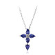 10K AAA Tanzanite Gold Necklace