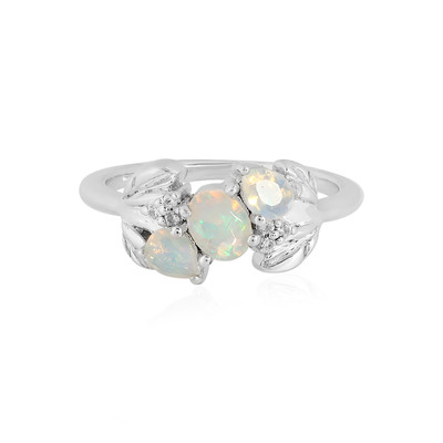 Welo Opal Silver Ring