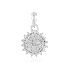 I2 (I) Diamond Silver Pendant