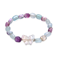 Bi Colour Fluorite Bracelet