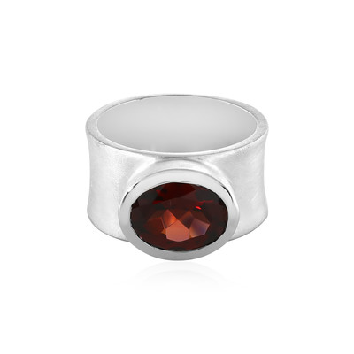 Mozambique Garnet Silver Ring