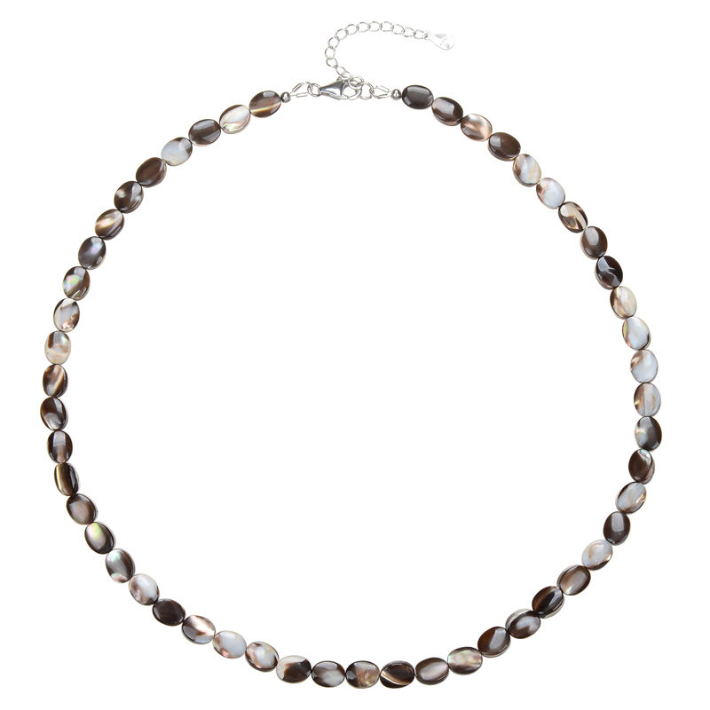 Mother of Pearl Bead Necklace with Shell – Meira T Boutique
