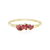 Pink Tourmaline Silver Ring