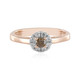 I3 Brown Diamond Silver Ring