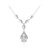 White Topaz Silver Necklace