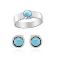 Larimar Silver Ring