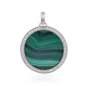 Malachite Silver Pendant