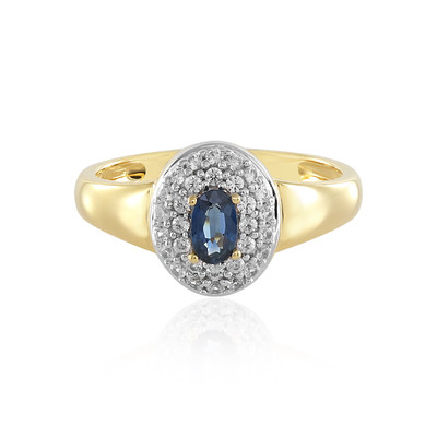 Blue Sapphire Silver Ring