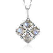 Blue Maniry Labradorite Silver Necklace (KM by Juwelo)