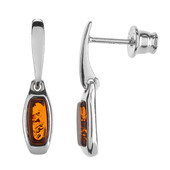 Baltic Amber Silver Earrings (dagen)