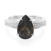 Smoky Quartz Silver Ring