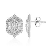 Zircon Silver Earrings