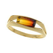 Baltic Amber Silver Ring (dagen)