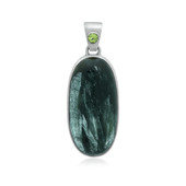 Seraphinite Silver Pendant