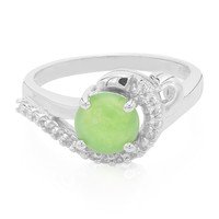 Imperial Chrysoprase Silver Ring