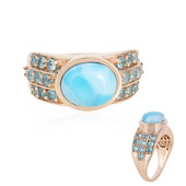 9K Larimar Gold Ring (KM by Juwelo)