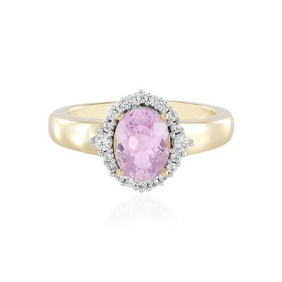 Kunzite Silver Ring