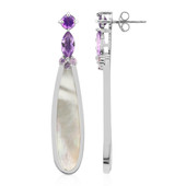 Mother of Pearl Silver Earrings