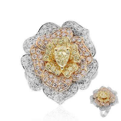 18K SI2 Yellow Diamond Gold Ring (CIRARI)