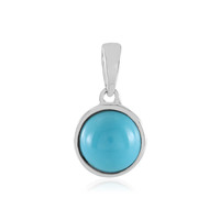 Sleeping Beauty Turquoise Silver Pendant