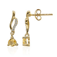 Citrine Silver Earrings