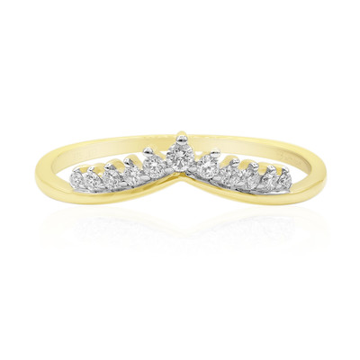 9K SI1 (G) Diamond Gold Ring (Annette)