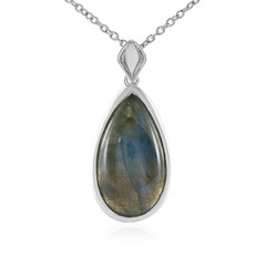 Labradorite Silver Necklace