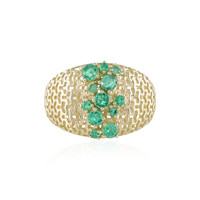 9K Colombian Emerald Gold Ring (Ornaments by de Melo)