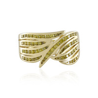 9K I2 Yellow Diamond Gold Ring (de Melo)