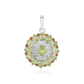 Peridot Silver Pendant