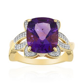 9K Siberian Amethyst Gold Ring (Adela Gold)