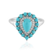 Sleeping Beauty Turquoise Silver Ring