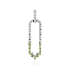 Arizona Peridot Silver Pendant